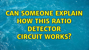 Can someone explain how this Ratio detector circuit works? (2 Solutions!!)