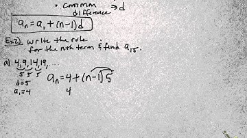 7.2: arithmetic sequences