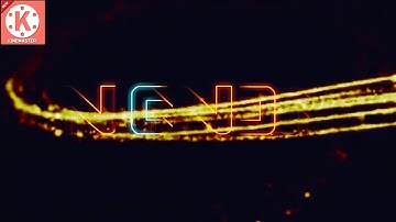 Neon text effect | kinemaster 2019 | xafarstudio