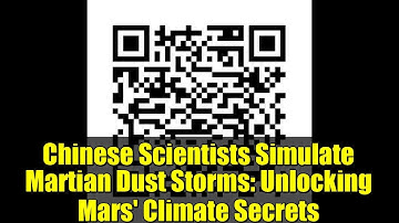 Chinese Scientists Simulate Martian Dust Storms: Unlocking Mars