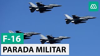 Parada Militar 2019 | El desfile aéreo de los aviones F-16