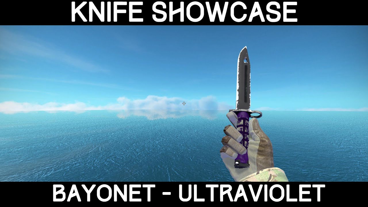 Knife Showcase ★ Bayonet | Ultraviolet - YouTube