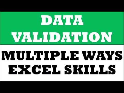 Data validation shortcut tricks & different types of methods in MS Excel 2019