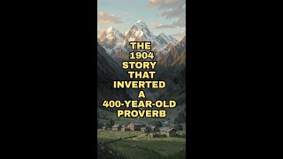 The 1904 Story That Inverted a 400-Year-Old Proverb