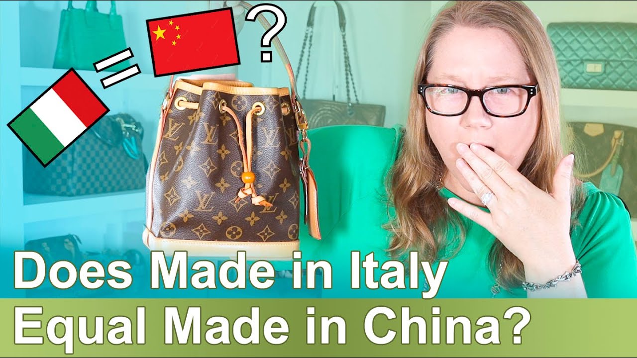 Is Your Luxury Bag Made in China? (Even If It Says Made in Italy!?!)