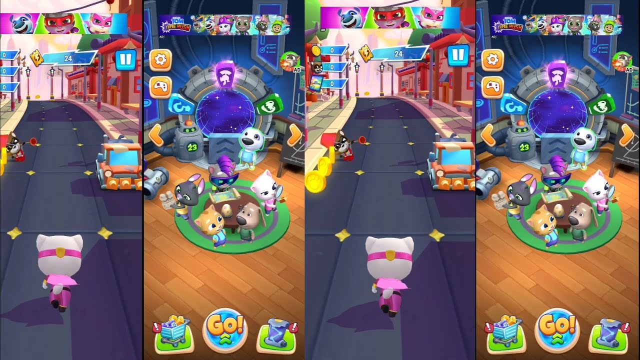 Talking Tom Time Rush & Hero Dash – Epic Adventure Run! ✨🚀