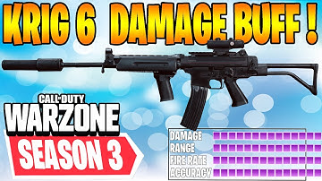 ✅ Warzone Season 3 Krig 6 No Recoil Damage Buff - Amax Nerf Best Class Setup Loadout COD Cold War