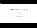 Little Prelude No. 10 in C major, BWV 933