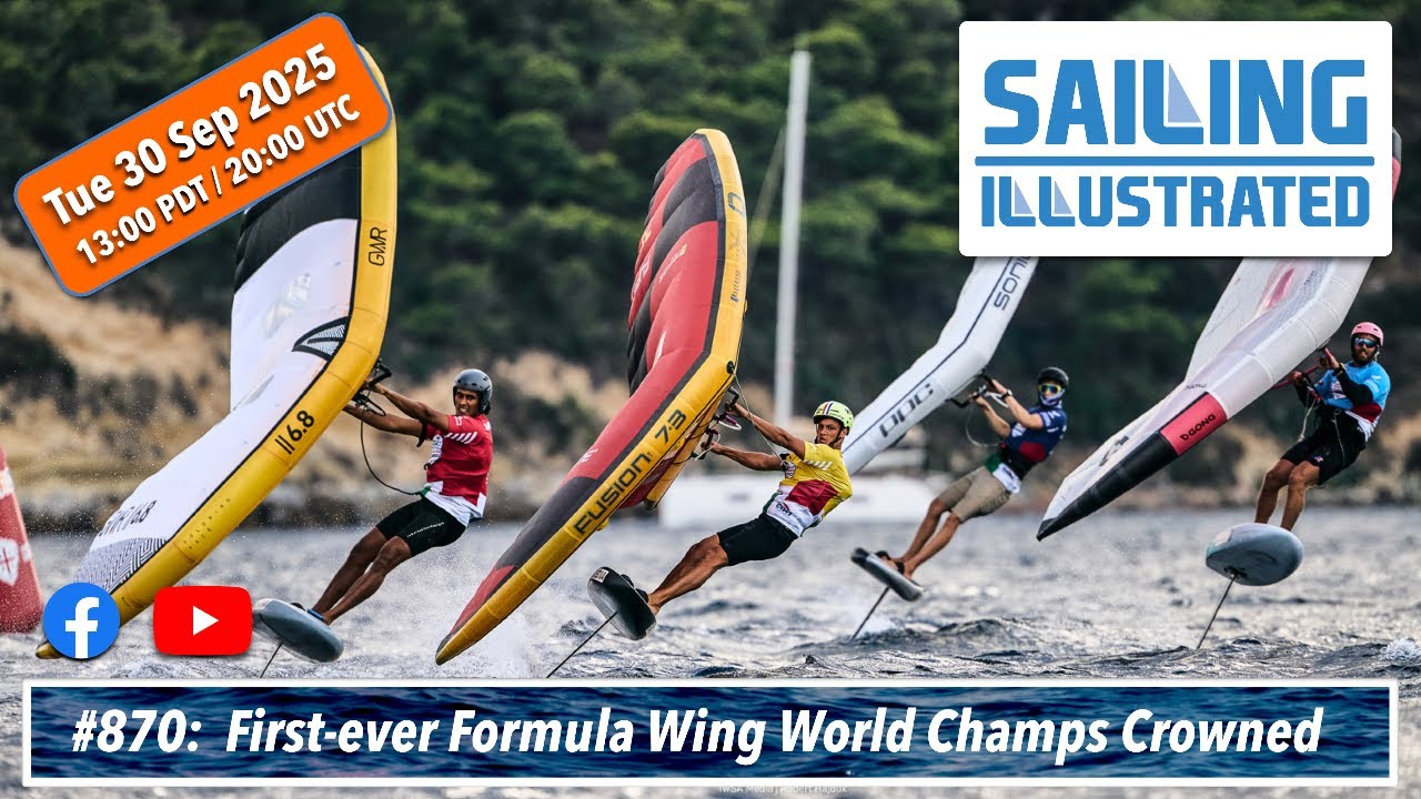 ⁣SAILING ILLUSTRATED #870 — Formula Kite: First-ever world champions crowned in Sardinia