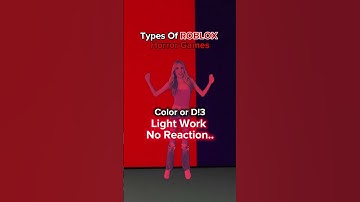 Types Of "ROBLOX HORROR" Games😱😨