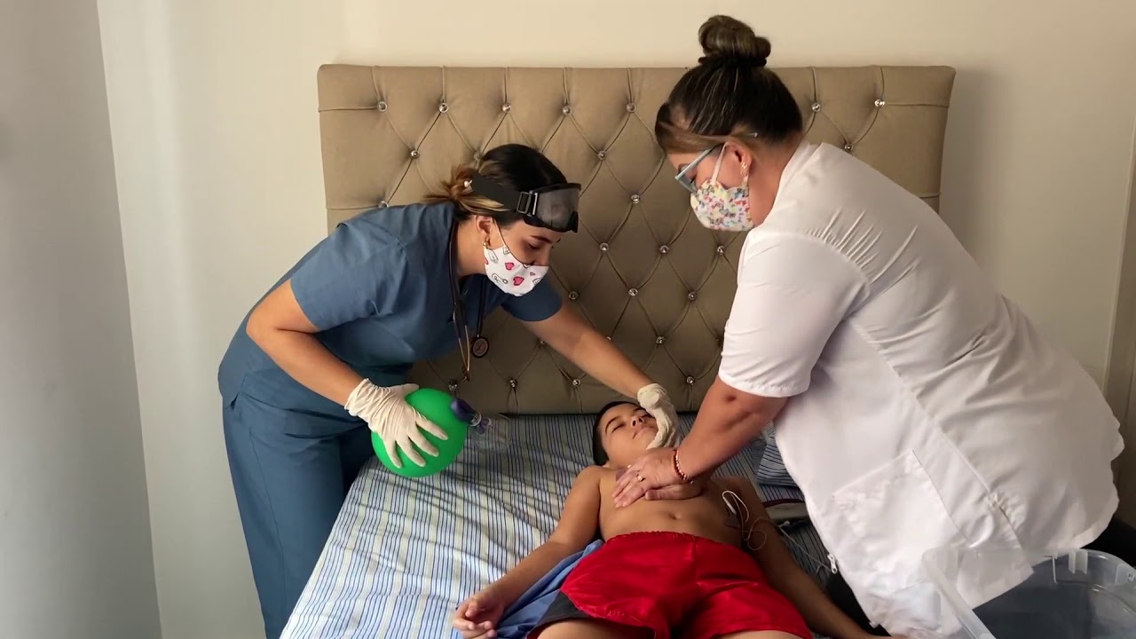 Video RCP en niño de 9 años