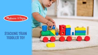 Melissa & Doug Stacking Train Toddler Toy