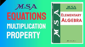 Algebra  Multiplication Property of Equality 3 3
