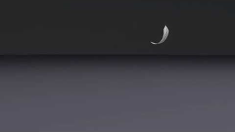 Flight and  Feather animation // Dropping Feather Animation  // Autodesk Maya