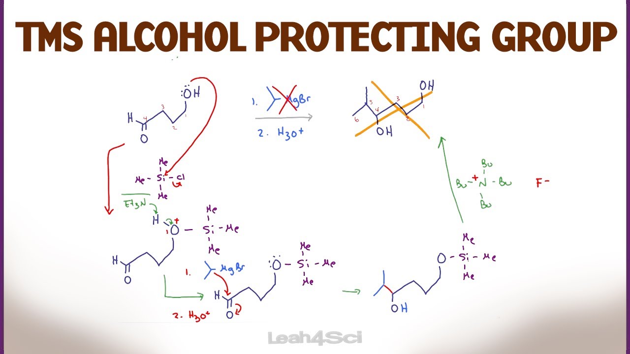TMS Alcohol Protecting Group Using Silyl Ether YouTube TMS Alcohol Protecting Group Using Silyl Ether YouTube