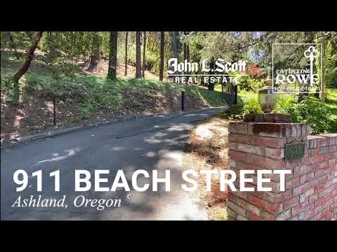 911 Beach Street, Ashland, OR home video tour