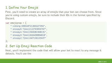 How to Make Your Discord Bot React with a Random Emoji