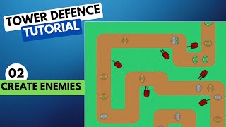 Tower Defence Tutorial in Pygame | Part 2 - Create Enemy