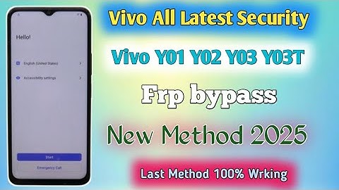 Vivo FRP Bypass 2025 | Latest Security Android 15 (Y01, Y02, Y03, Y03T Supported)
