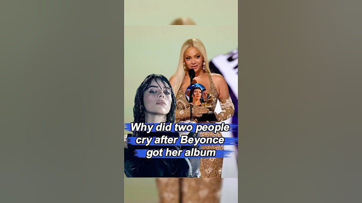 Why did two music superstars cry after Beyonce got her album .#Beyonce #BillieEilish #grammys #usa