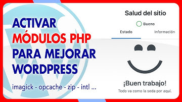 Activar módulos PHP en cPanel para mejorar la SALUD DE WORDPRESS