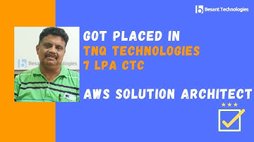 Besant Technologies Velachery Reviews | Sainathan Got Placed  in TNQ 7LPA    | Non-IT to IT career