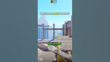 CS2: Fast A ramp Smoke on Vertigo #cs2 #shorts