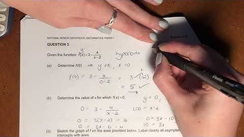 Maths Core - Paper 1 Nov 2020 (Q3 - functions)