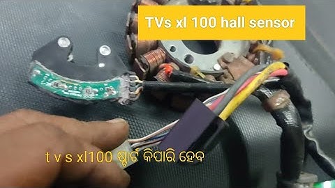 @TVS XL100 HALL SENSOR PROBLEM #starting problem