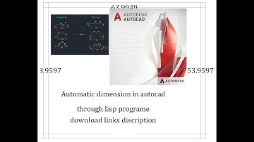 AUTOMATIC DIMENSION IN AUTO CAD THROUGH LISP COMMAND !KAMRAN REHMAN