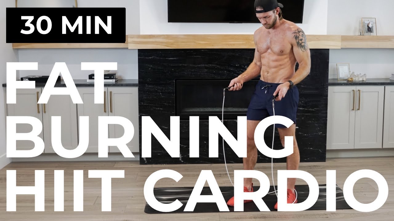 30 MIN FAT BURNING HIIT CARDIO WORKOUT (jump rope optional) JUMP ROPE