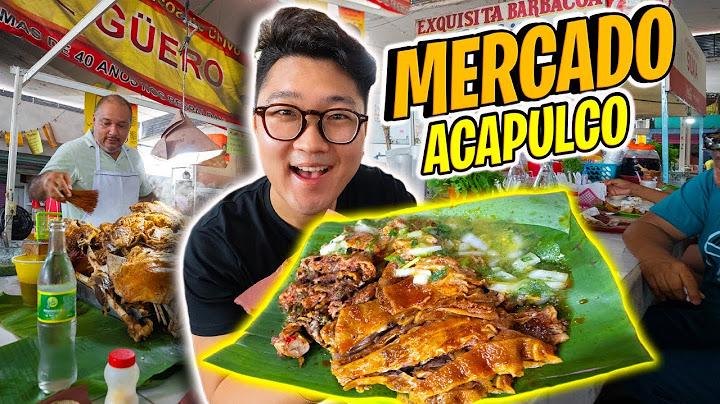 COMIDA DE MERCADO en ACAPULCO