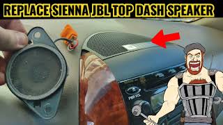 2004 TOYOTA SIENNA TOP JBL DASH SPEAKER REPLACEMENT screenshot 5