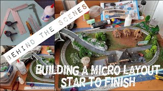 Building n scale micro layout. Start to finish.