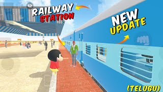 Railway Station 🚉 & ITAS Plugin App ||  New Update Indian Theft Auto Simulator Game 😱 (Telugu) screenshot 5