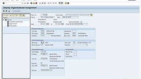 SAP HR Security - Part 3 - Demo 3