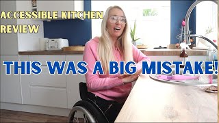 ♿️HOUSE RENOVATION: The Biggest Mistake I Made In The Accessible Kitchen