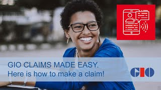 GIO claims made easy. Here is how to make a claim!