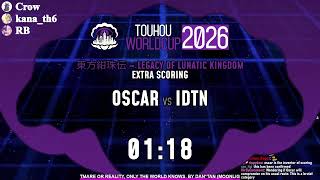 Touhou World Cup 2026 Round 6: LoLK Extra Scoring
