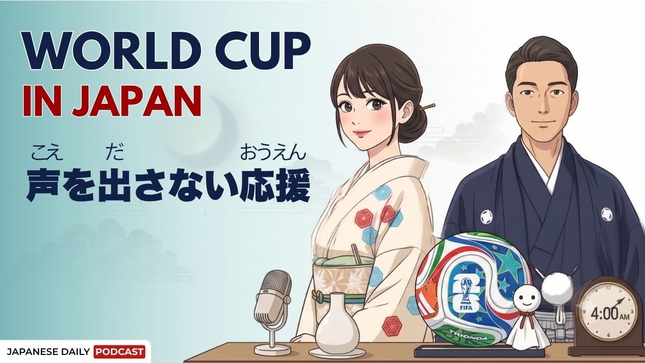 How Japanese Fans Watch the World Cup ⚽ | Japnese Daily Podcast