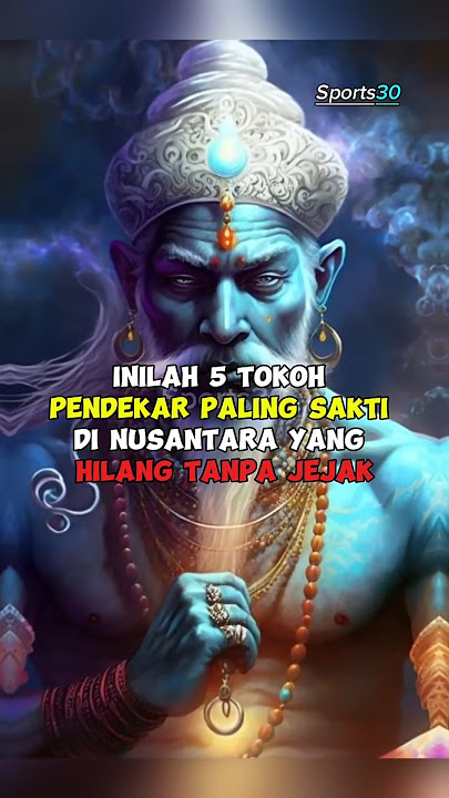 Inilah 5 Tokoh Pendekar Paling Sakti Di Nusantara Yang Hilang Tanpa Jejak #shorts