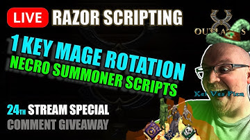 OP Single Hotkey Necro Magery Script for UO Outlands - Ultima Online Outlands Razor Scripts LIVE