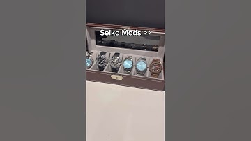 Seiko mod watches on top! #trending #watch #luxurywatch #rolex #seiko #viralvideo
