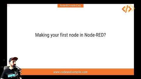 Node-RED Lesson 3- Making your first flow