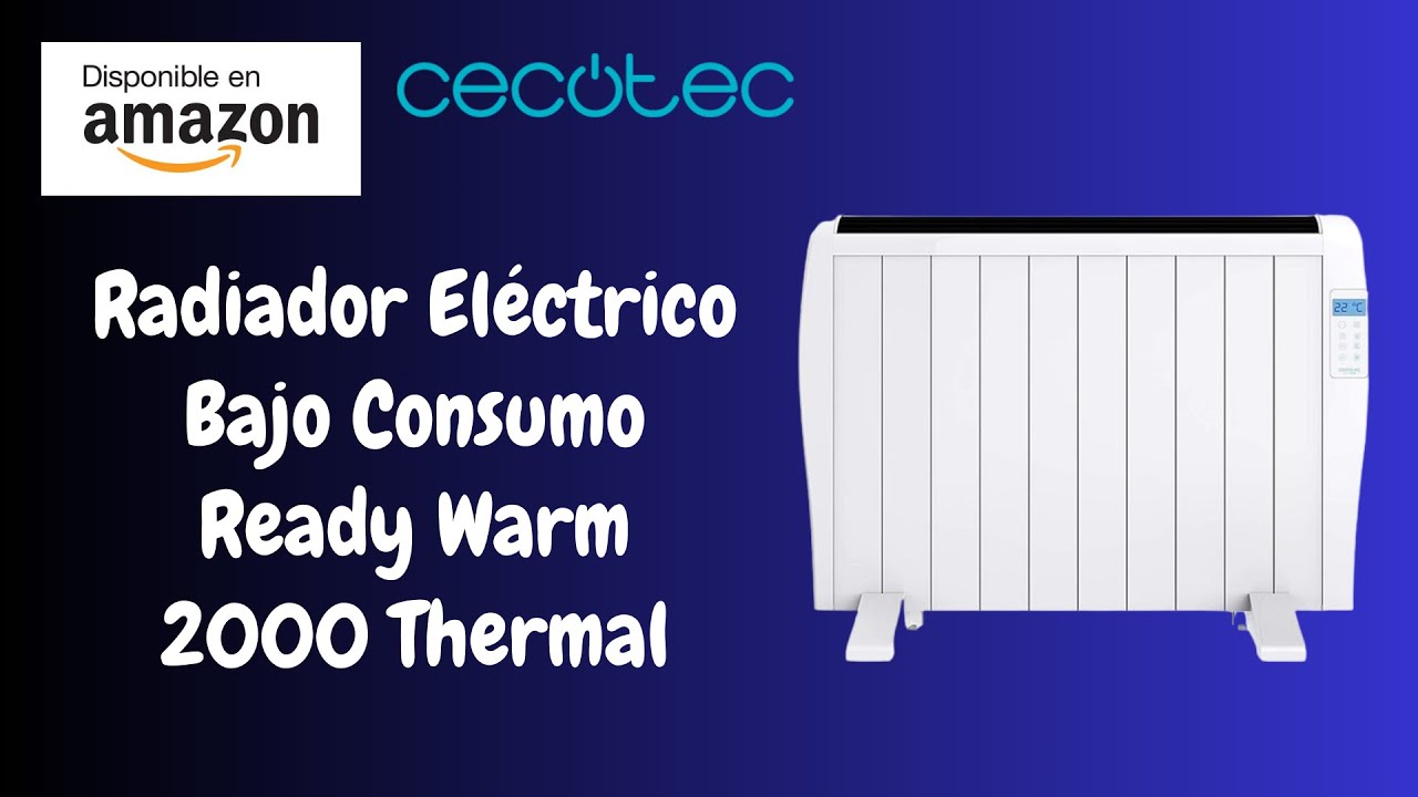 Cecotec Radiador Eléctrico Bajo Consumo Ready Warm 2000 Thermal