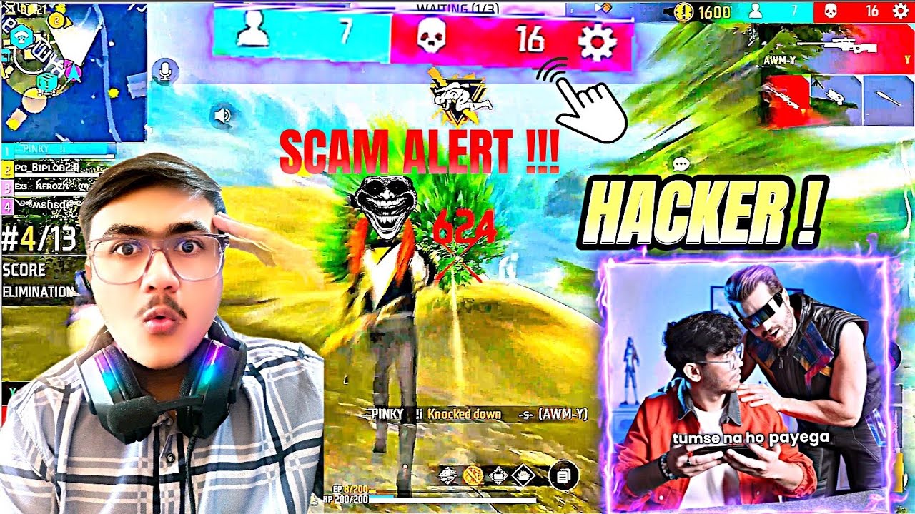 Pro Hacker Youtuber Lobby in Grandmaster 🥶 RUSHI LIVE