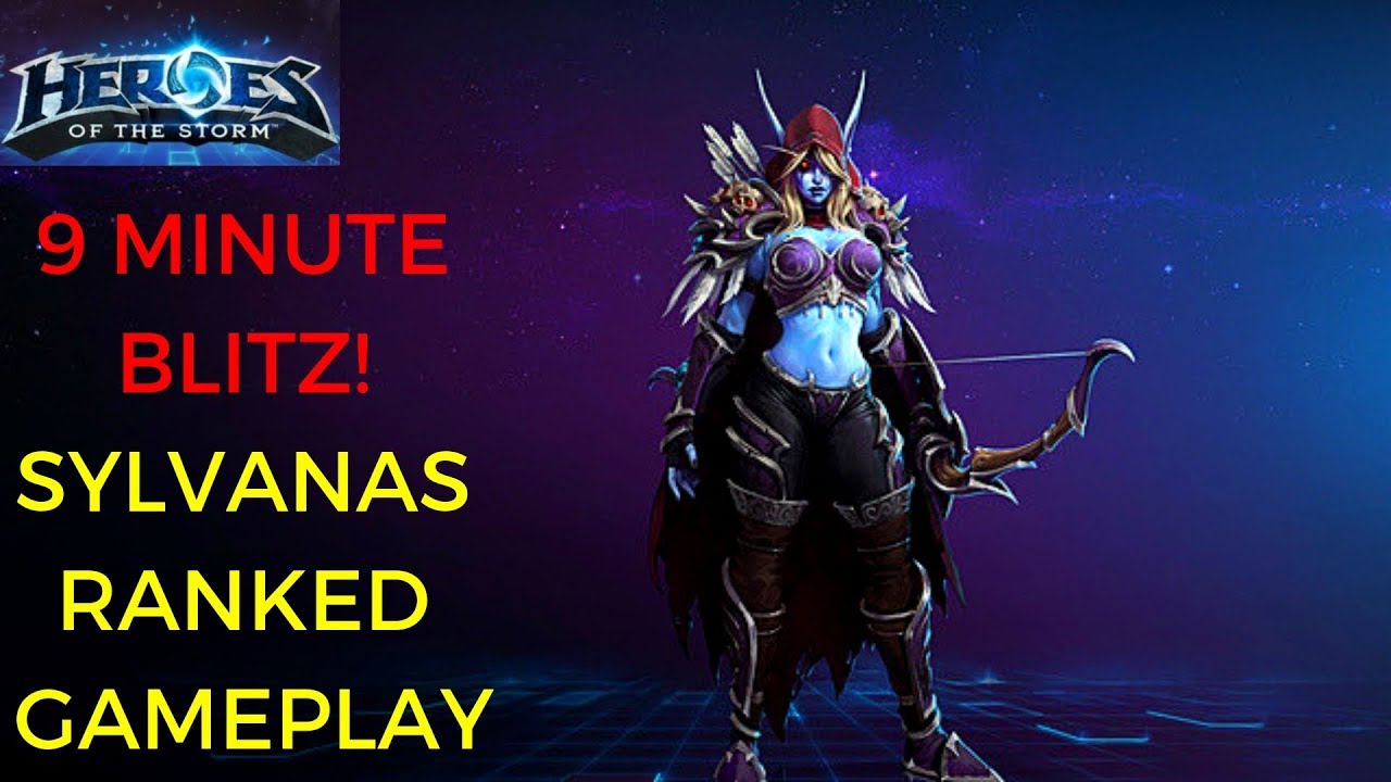 Heroes of the Storm | Ranked | Sylvanas Sub 9 Cursed Hollow *No Commentary*