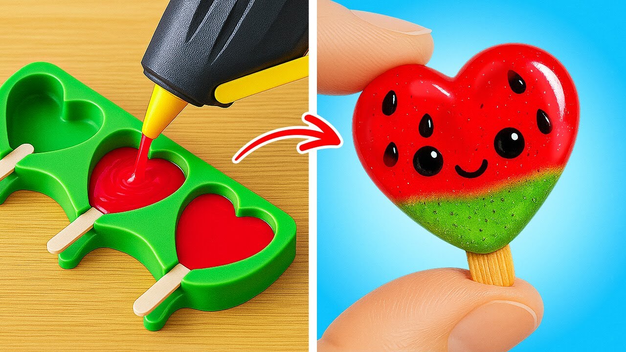 ASTUCES DIY ÉTÉ POUR ÊTRE AU FRAIS ! Créations géniales en résine époxy & pistolet à colle ! 123 GO!