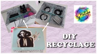 DIY RECYCLAGE : transformez vos glossybox en rangement - Simple et rapide