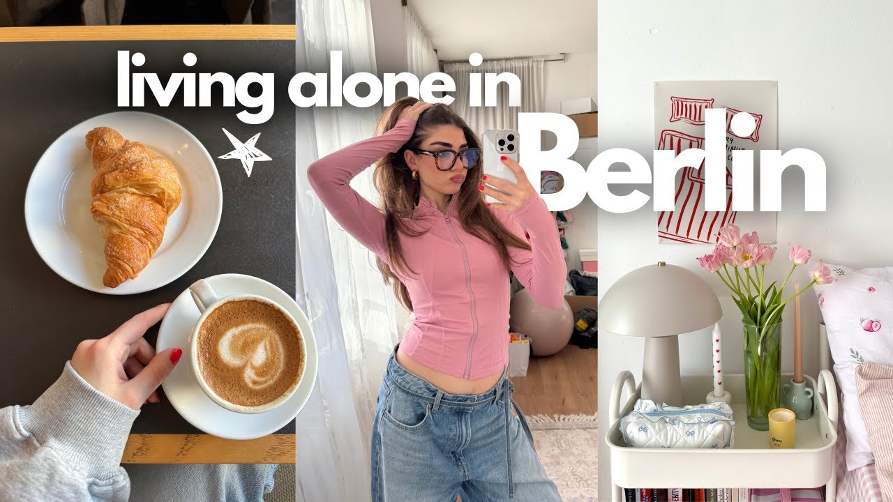living alone diaries ⭐️ früh aufstehen, co-worken, friends, Berlin, food